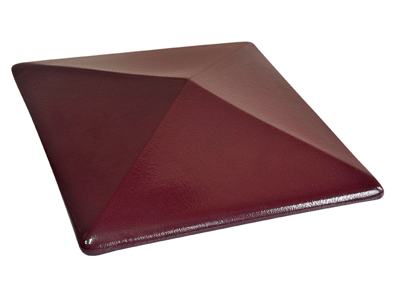 Колпак для столбов забора King Klinker 16 Вишневый сад, 445x445x90 мм